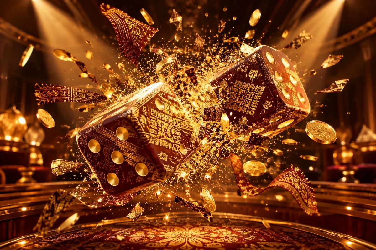 Ilustrasi casino dice and golden casino — panduan slot tournament Vio77