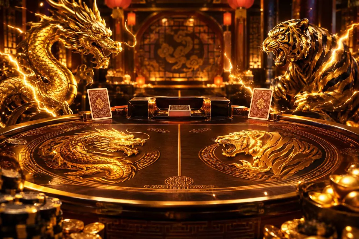 Ilustrasi dragon casino and tiger casino — panduan slot spin gratis Vio77