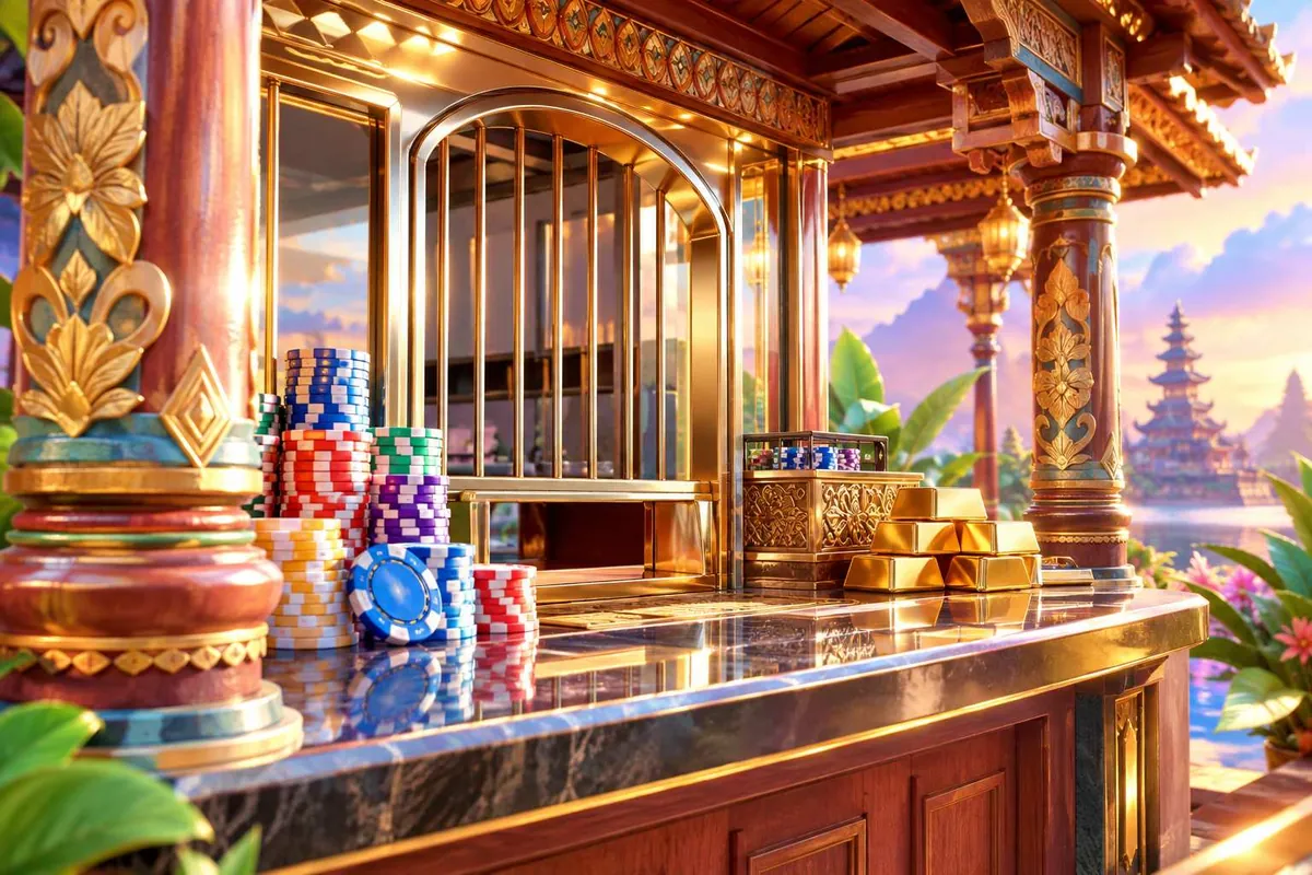 Ilustrasi golden casino — panduan mesin slot Vio77