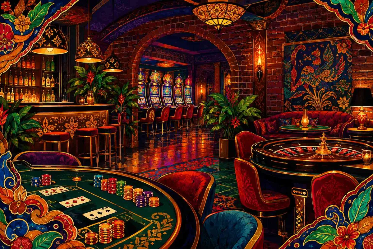 Ilustrasi indonesian casino scene — panduan klaim spin gratis Vio77