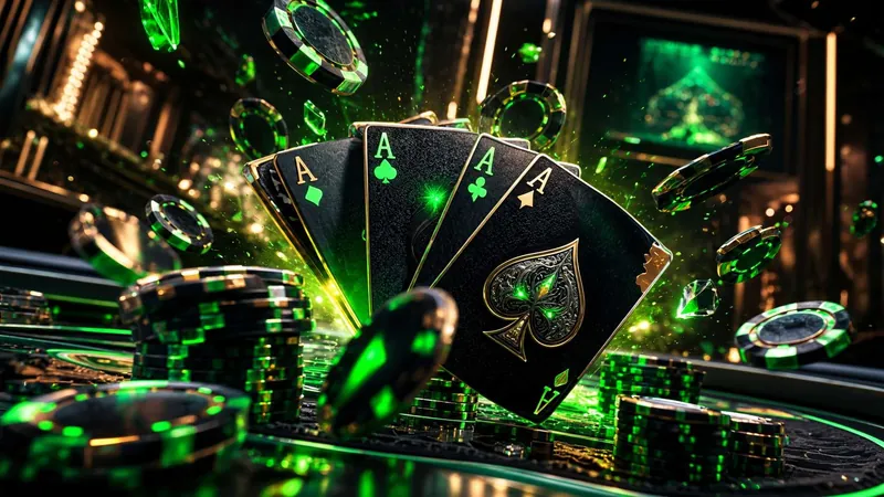 Poker game and casino chips dalam konteks papan peringkat arena Vio77